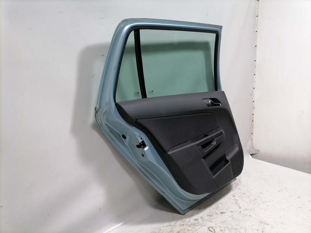 Opel Astra H original T&uuml;r hinten links Eisbergblau Z21Y Kombi Rohbau Bj.2009